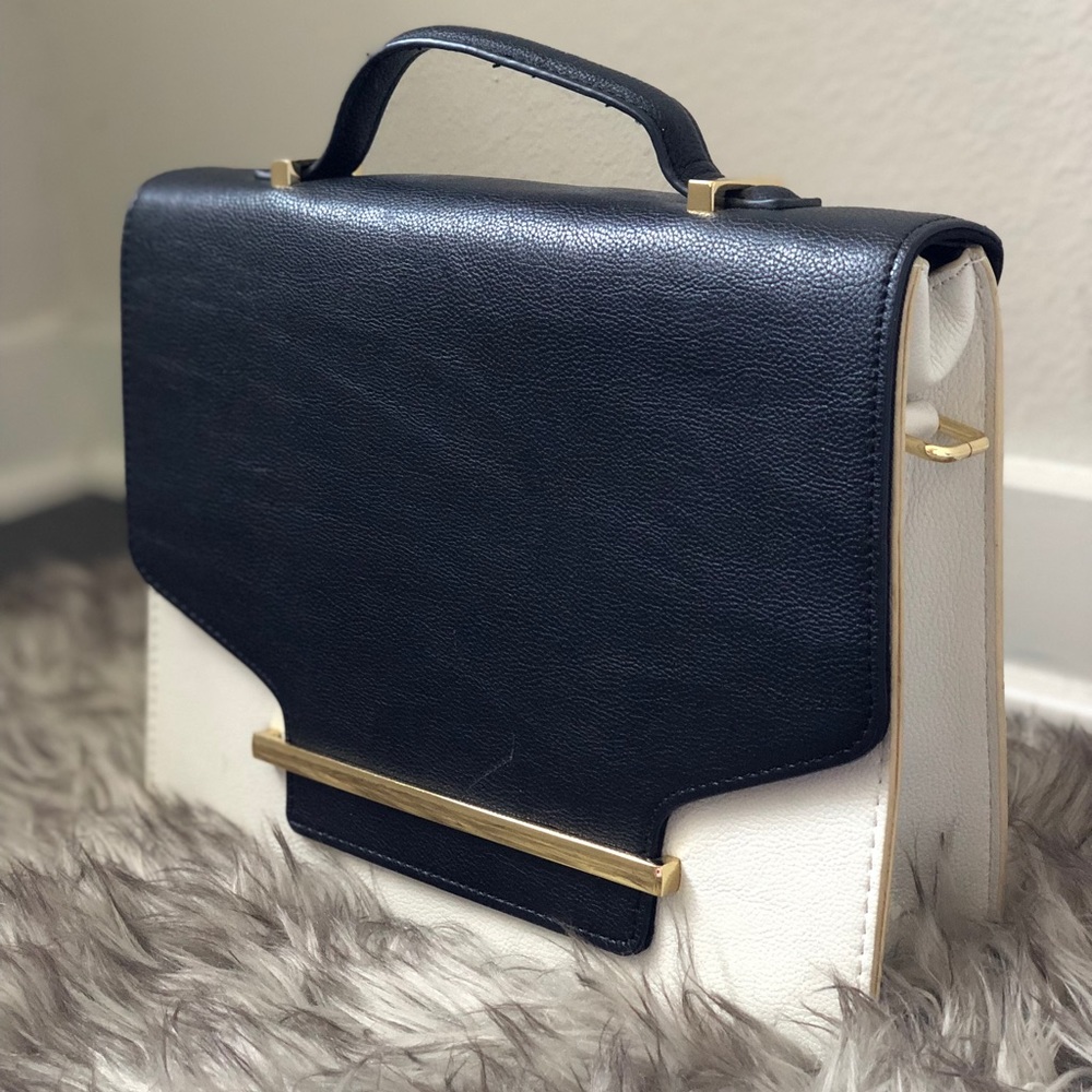 Forever 21 color block satchel handbag